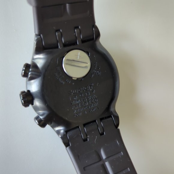 NEW Swatch Irony Blue in Dark Chronograph Men Watch YOB103 - Picture 7 of 12